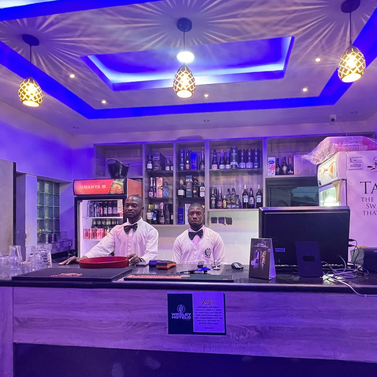 Poolside bar at Wesley Hotels
